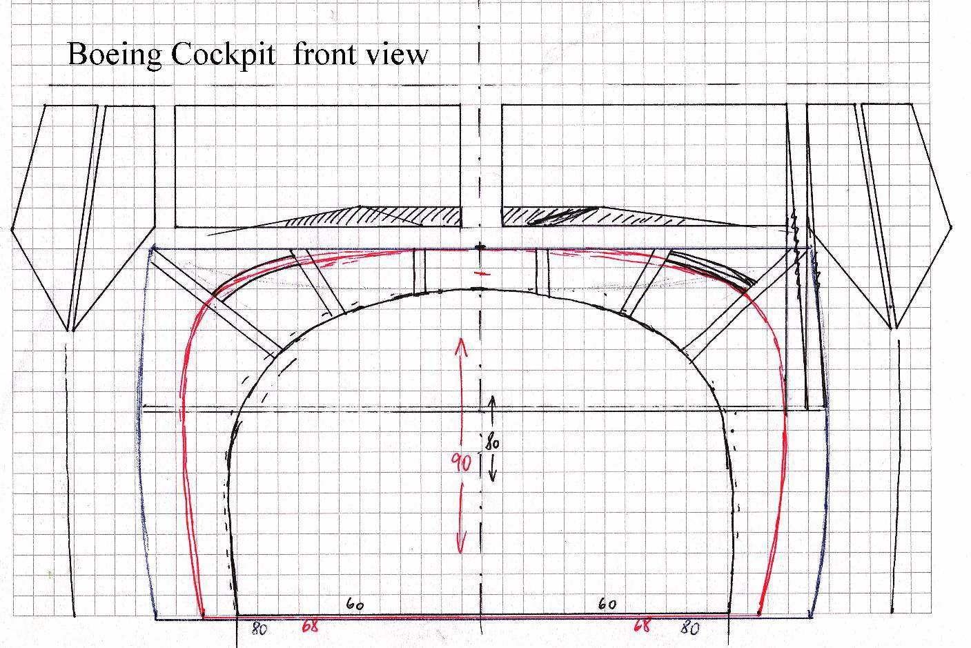 Frame front